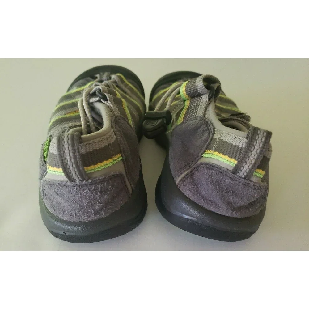 NEW KEEN Newport H2 Boys Waterproof Shoes/Sandals Grey/neon Green/yellow Size 1